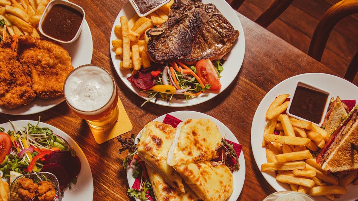 Hot meals and beer