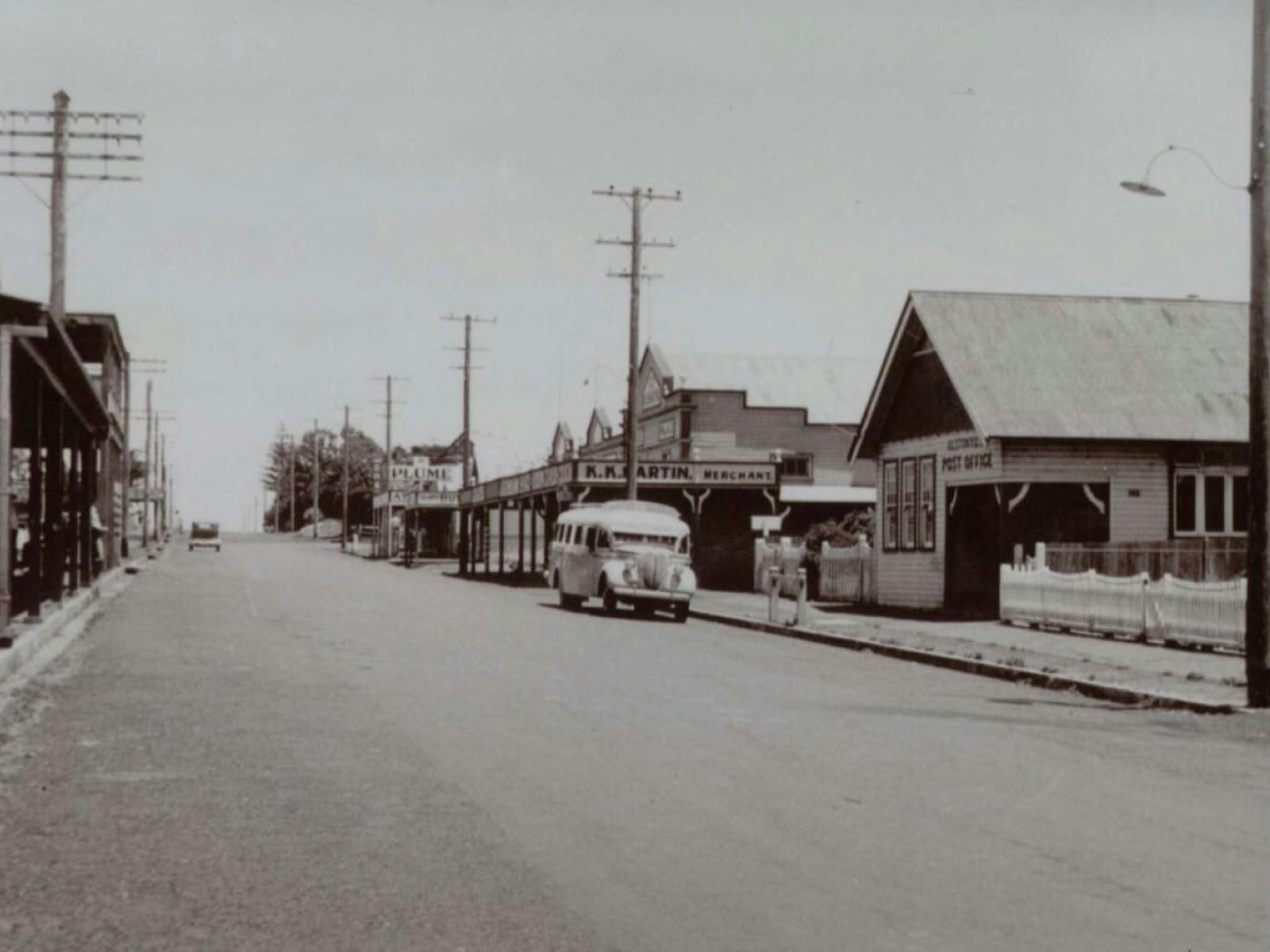 The Main Street of Alstonville 1940s.