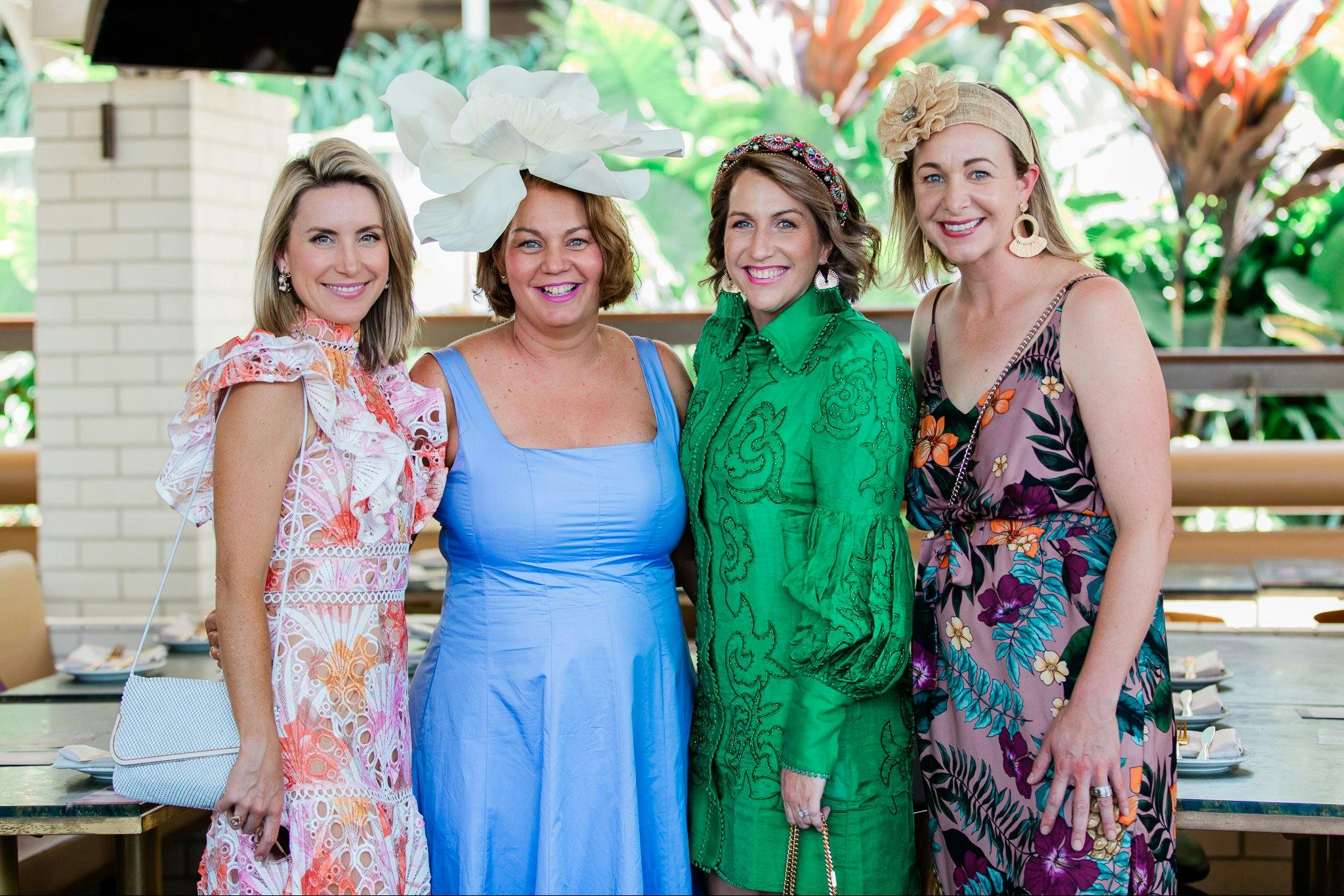 Ladies dressed for Melbourne Cup