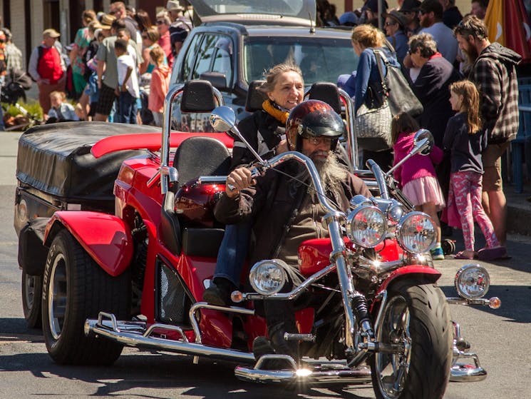 Murry - South Coast Trike Tours in parade 2017