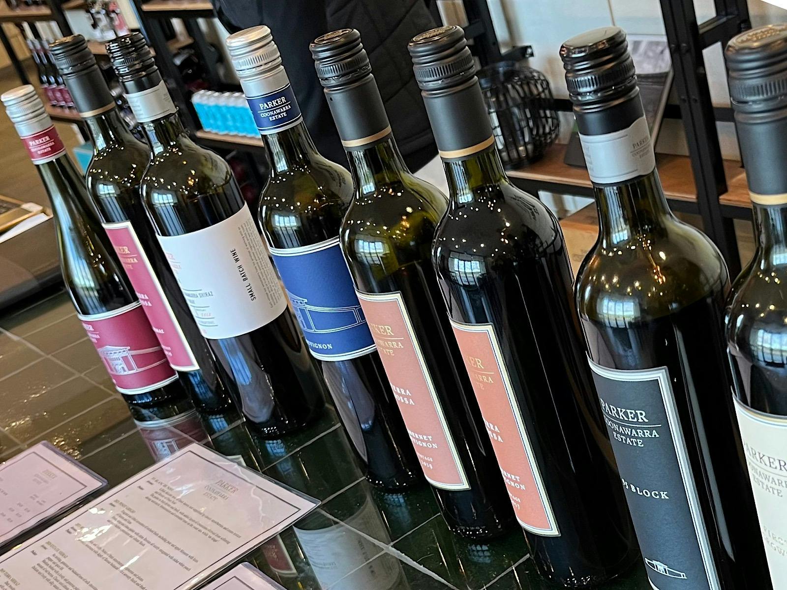 Parkers Esate Coonawarra Wine Tatsing