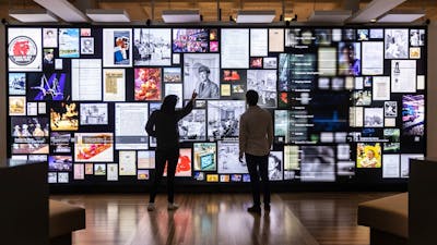 Connections Gallery digital wall