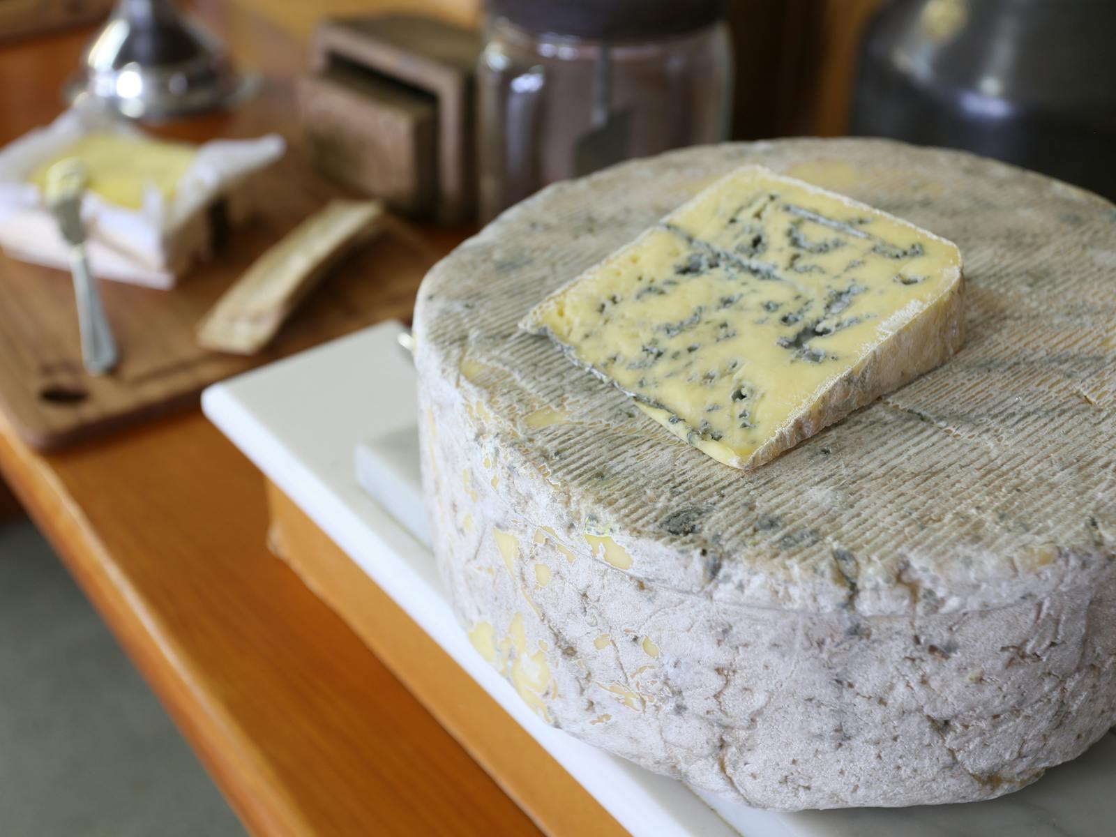 Sample one of the many cheeses at Ashgrove Cheese