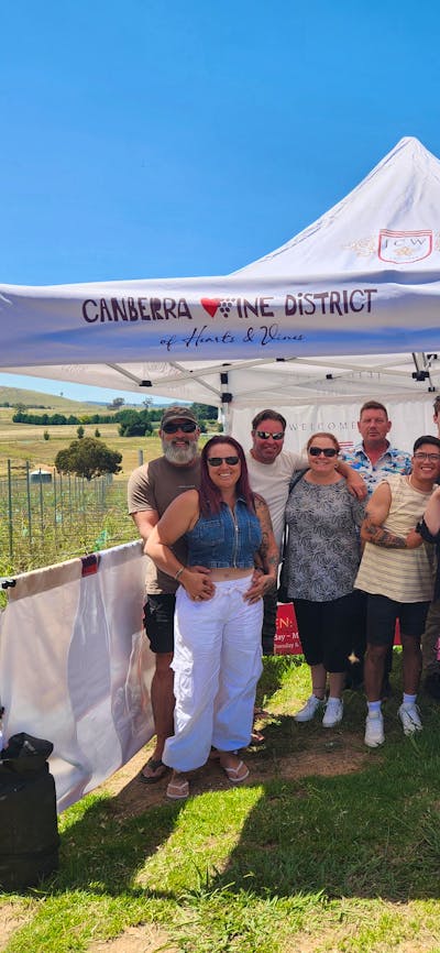 A group of people at Jeir Creek winery