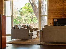 Living area of Menzies Retreat