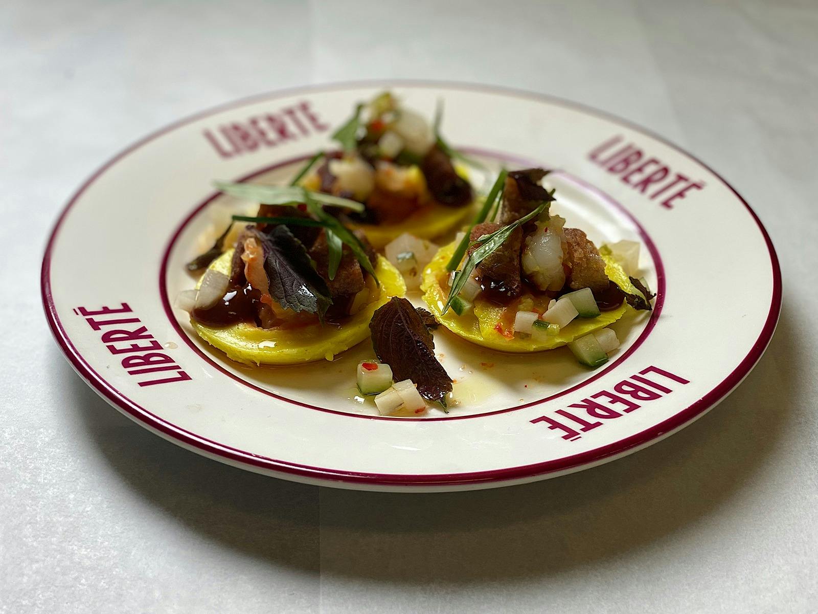 Dining at Liberte