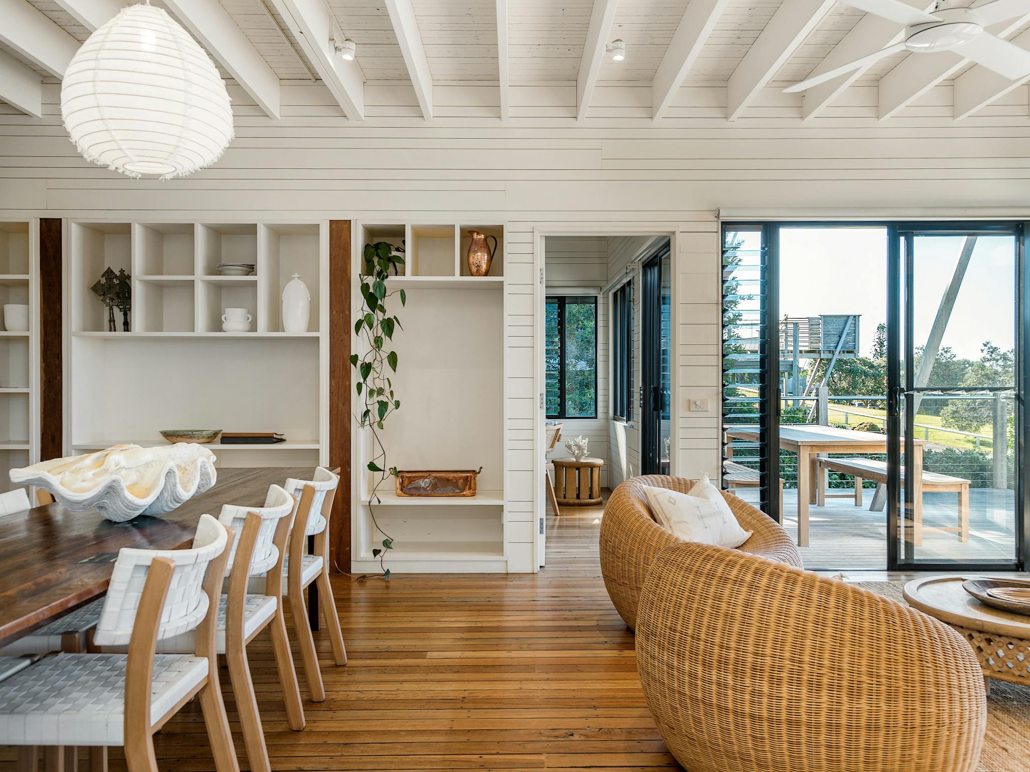 the stunning views, sea breezes, morning sunrises and afternoon shade