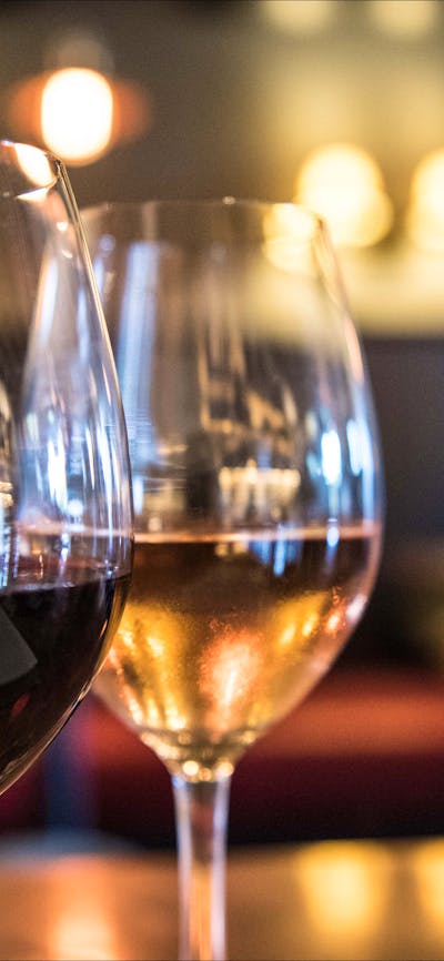 Two glasses of wine