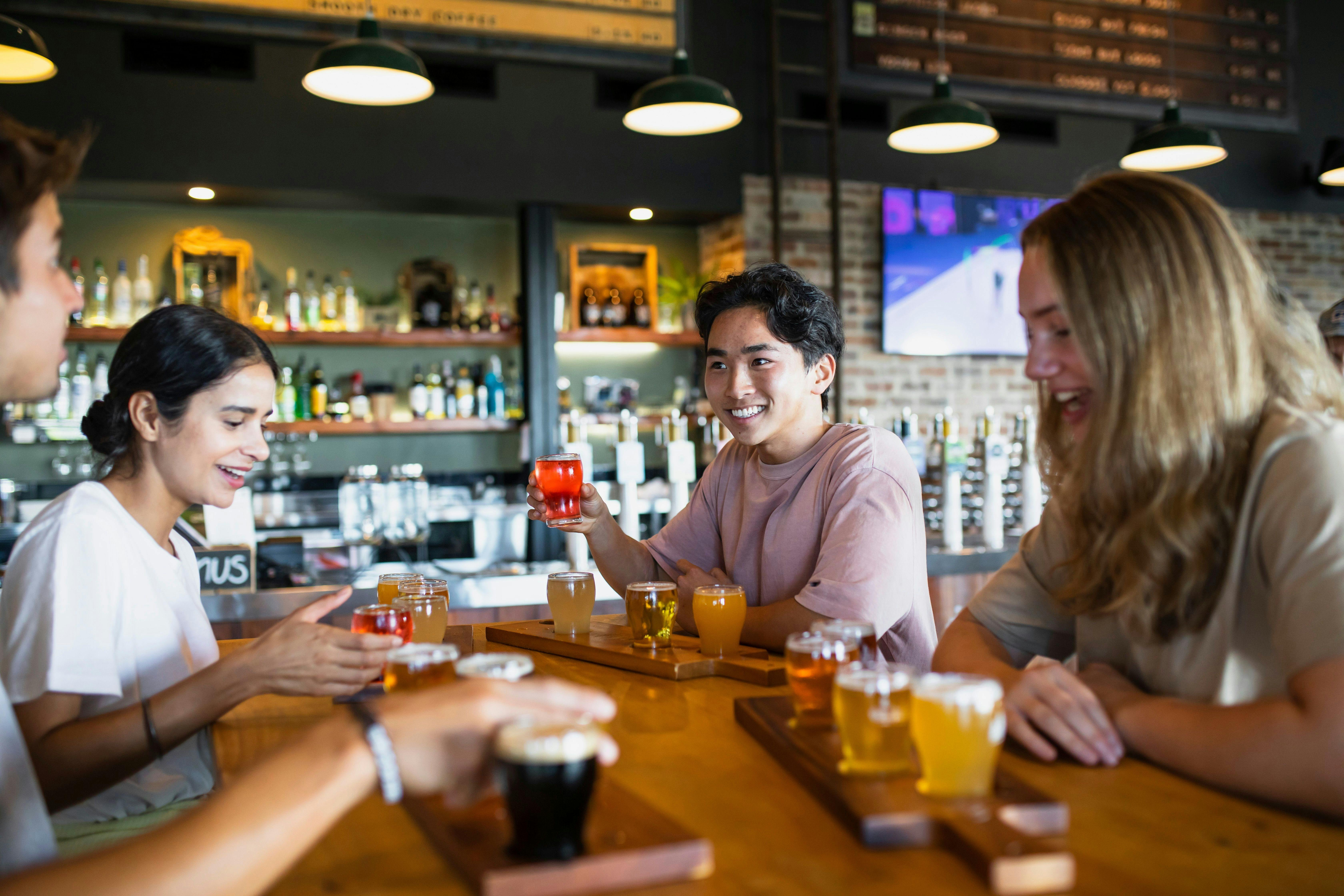 People at 4 pines on the farm