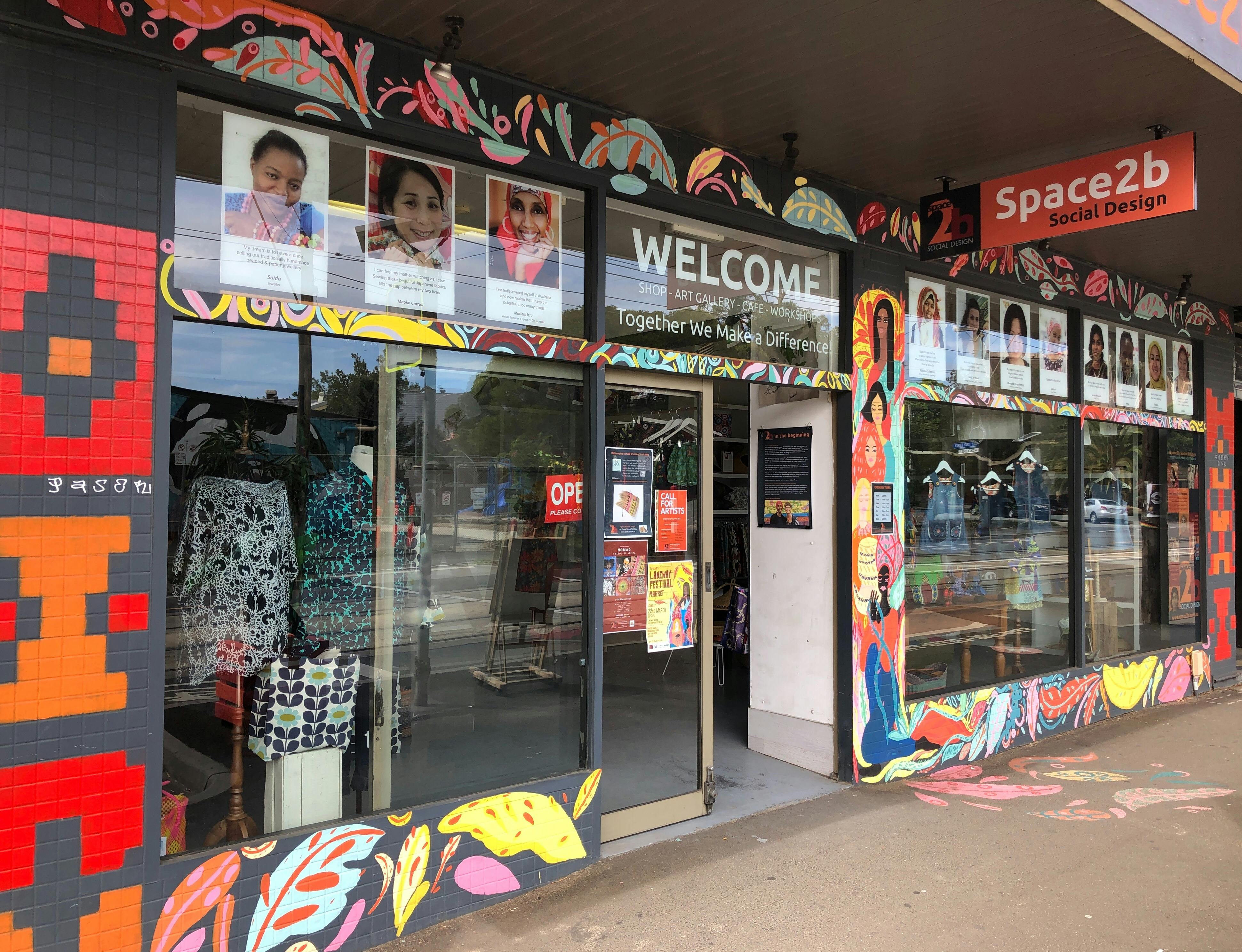 Space2b Social Design supporting migrants, refugees designers and artists