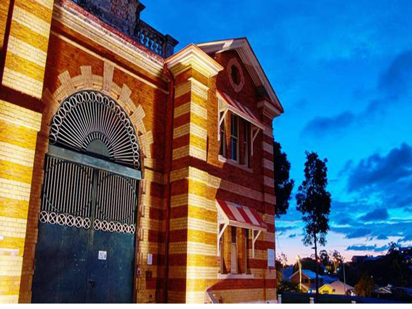 Bogo Road Jail - An Eery Sight Against the Night Sky