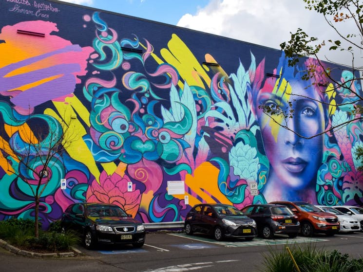 Discover Newtown's best street art and hear the stories behind the artwork