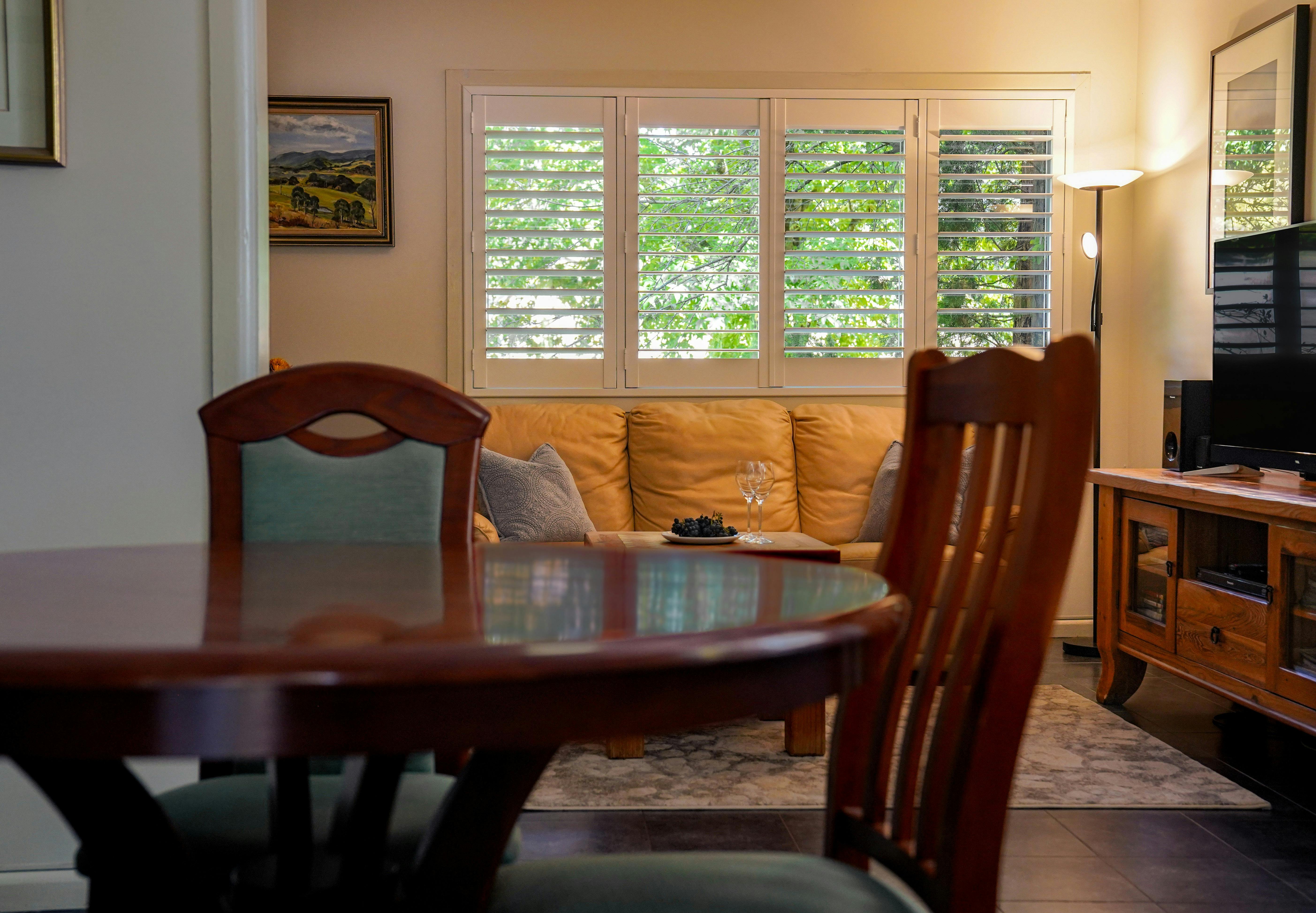 Pizzini guesthouse living dining space