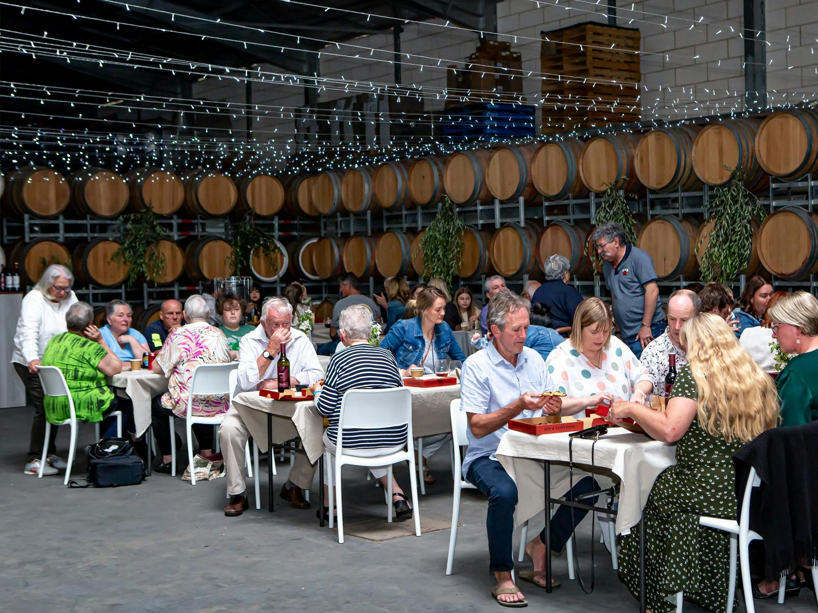 Guests enjoy a Zema Estate event
