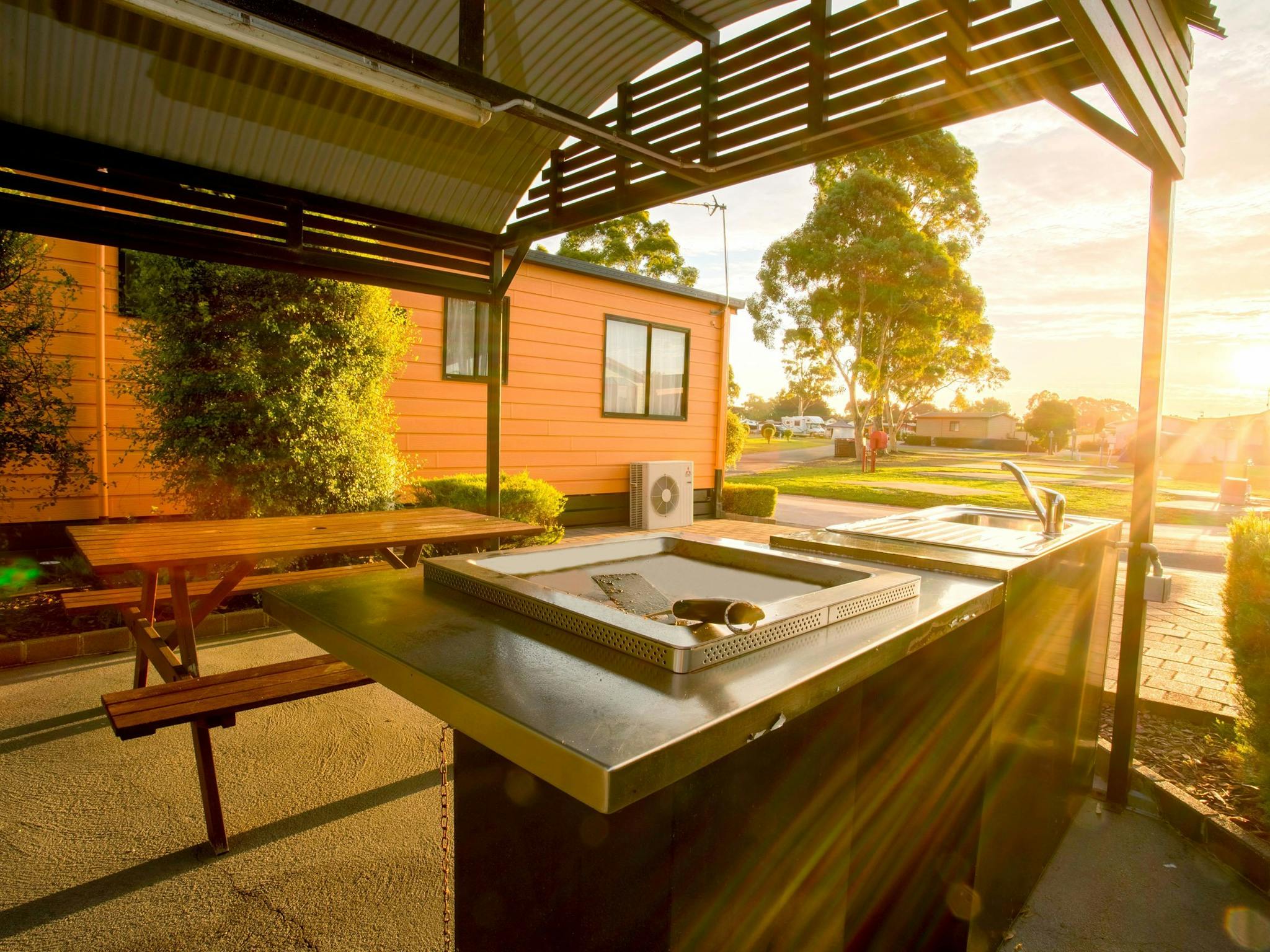 BBQ area