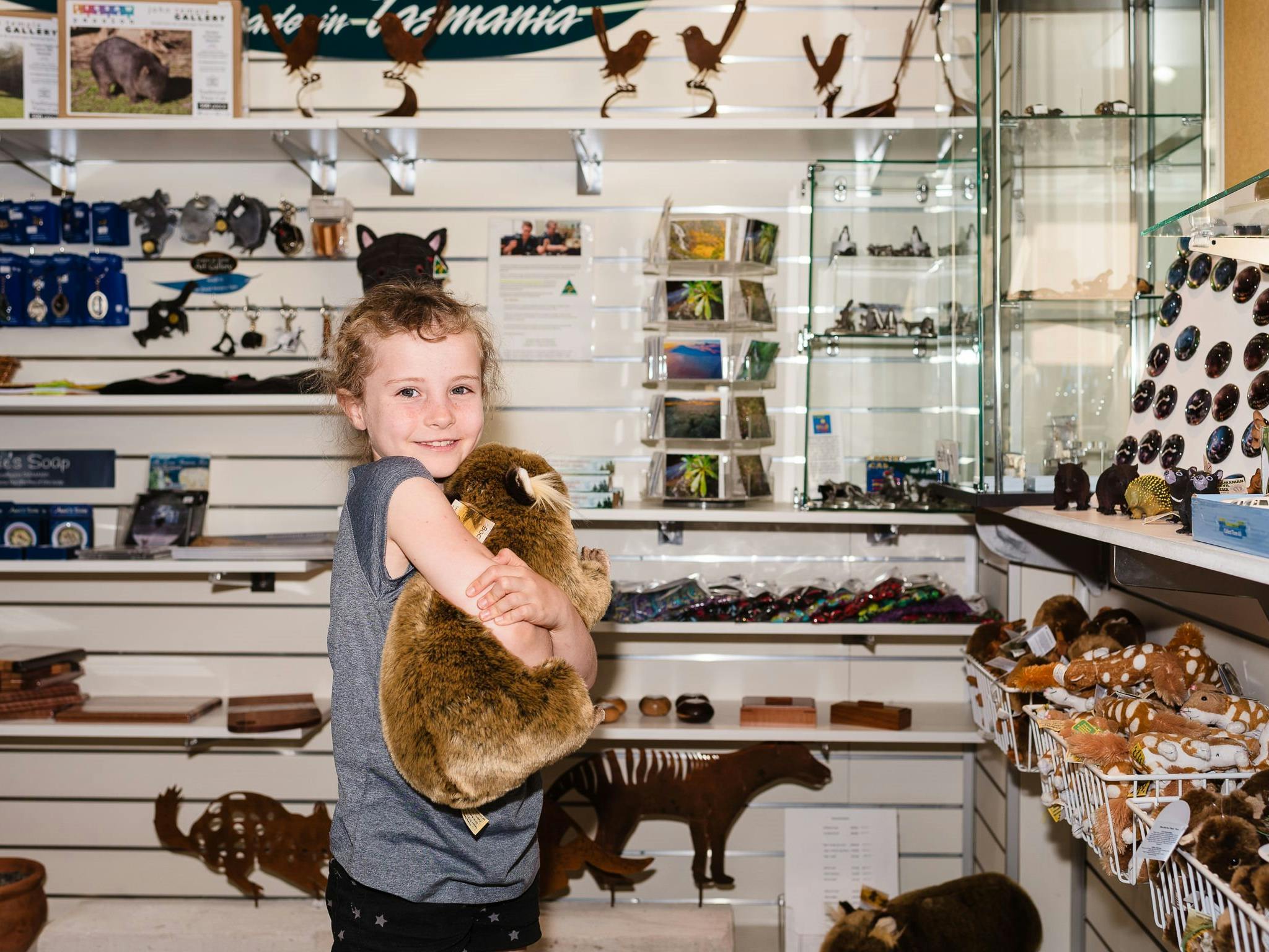 Gift shop with toys, souvenirs, books and more.