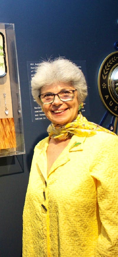 Dr Suzette Searle, President of the Wattle Day Association