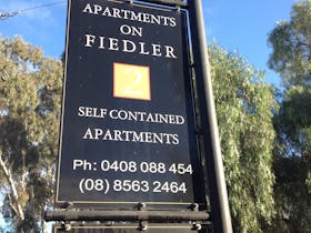 Apartments on Fiedler Sign