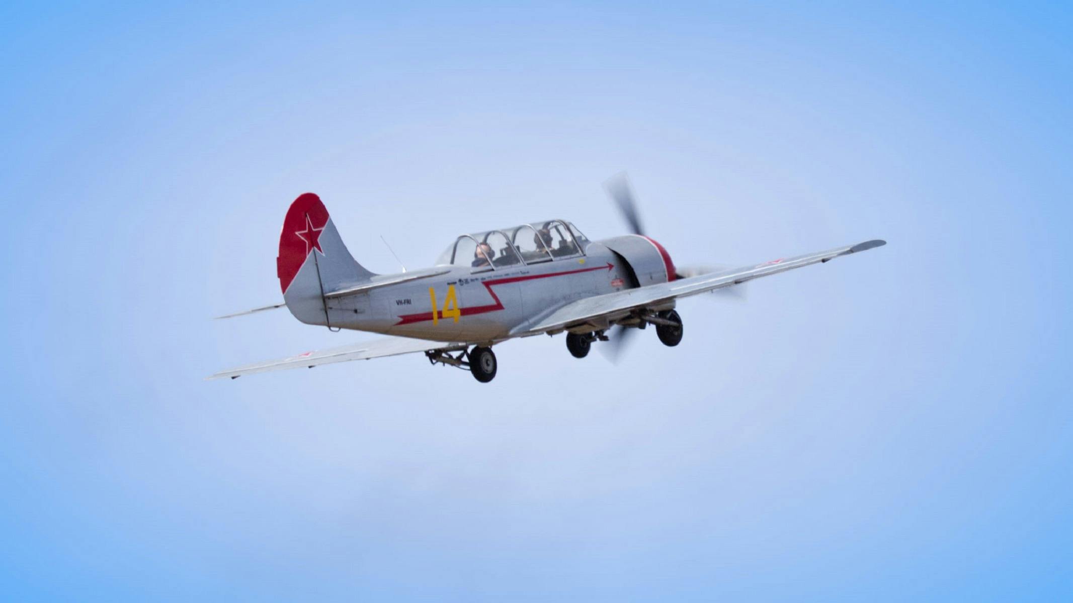 It could be YOU sitting in the back seat of this YAK 52, taking in some truly breath taking views