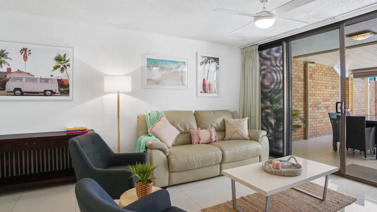 Open plan living area