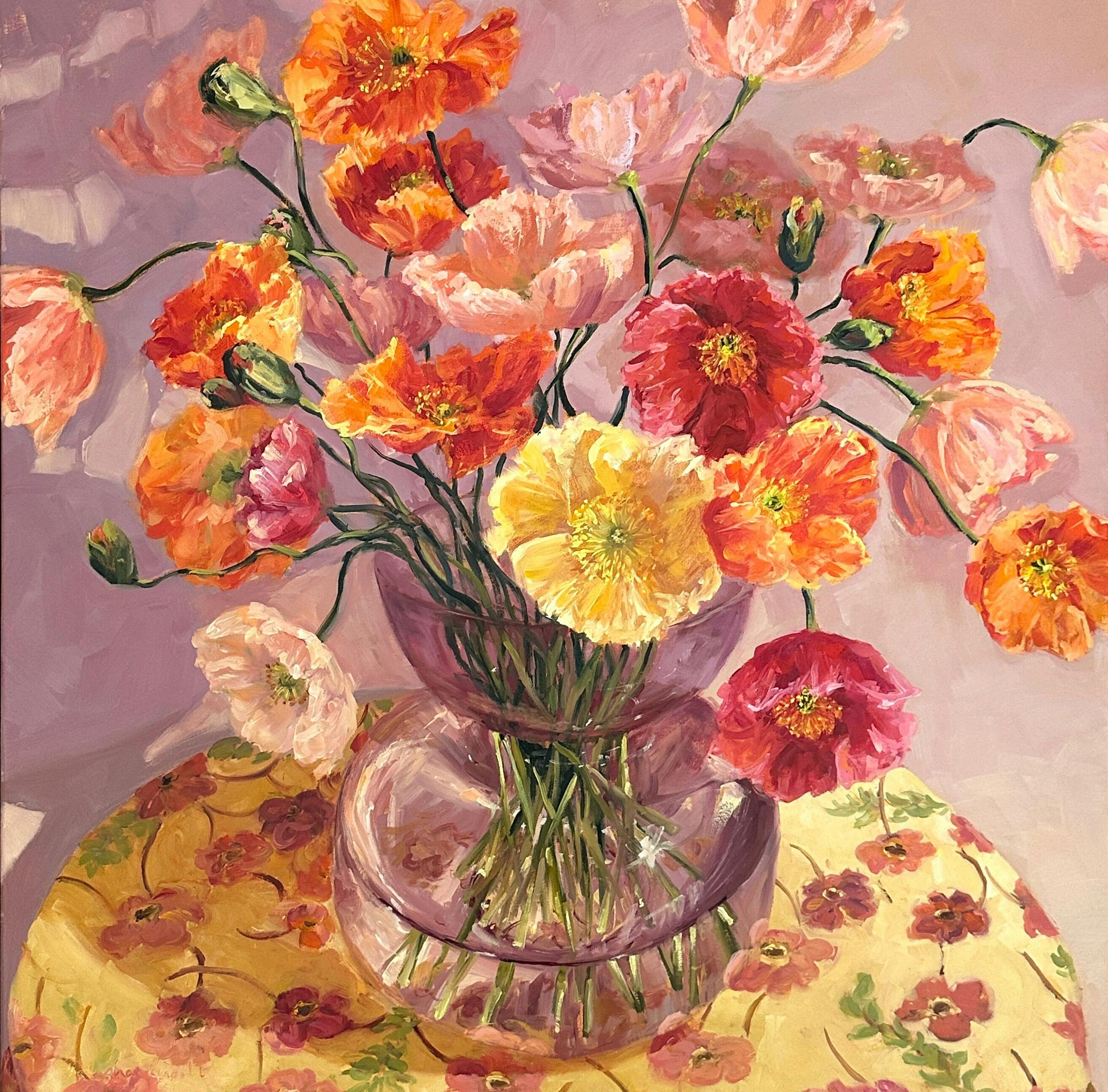 Oil on Canvas (Oak Float Frame) 76 × 76 cm