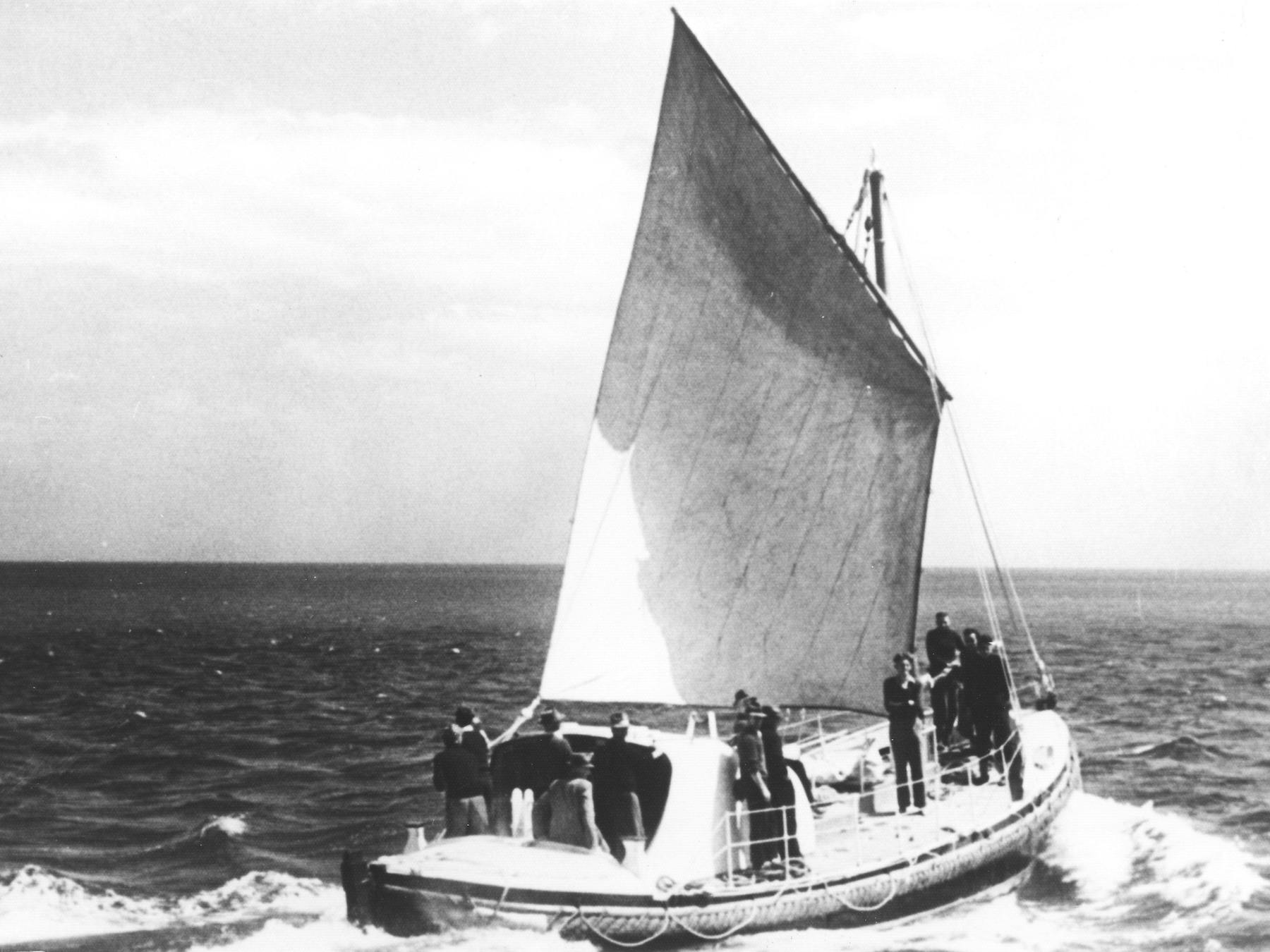 The dangerous waters of the entrance .