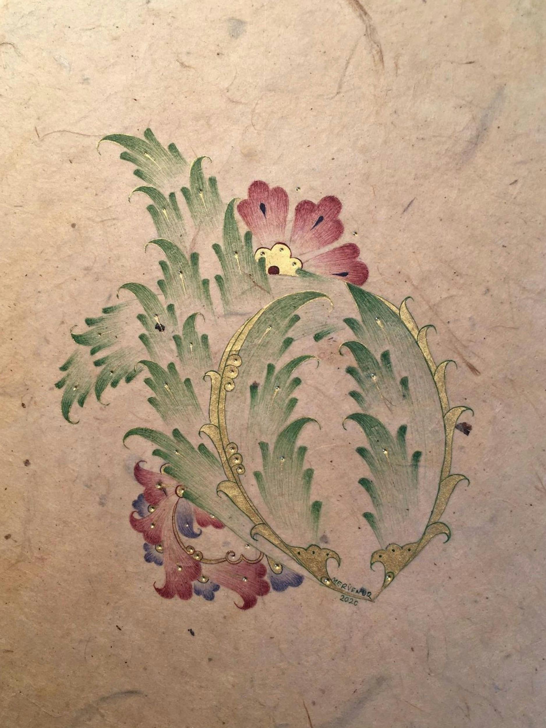 Watercolour Painting Class - Historic Floral Motifs