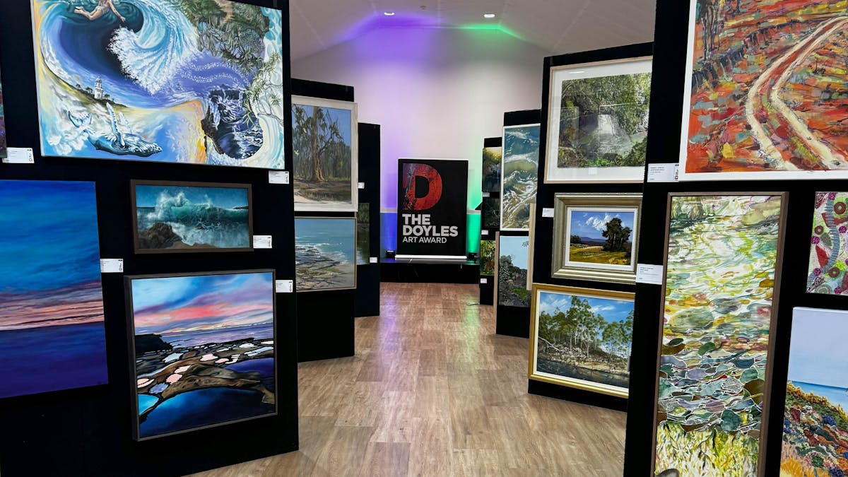 The exhibition of The Doyles Art Award