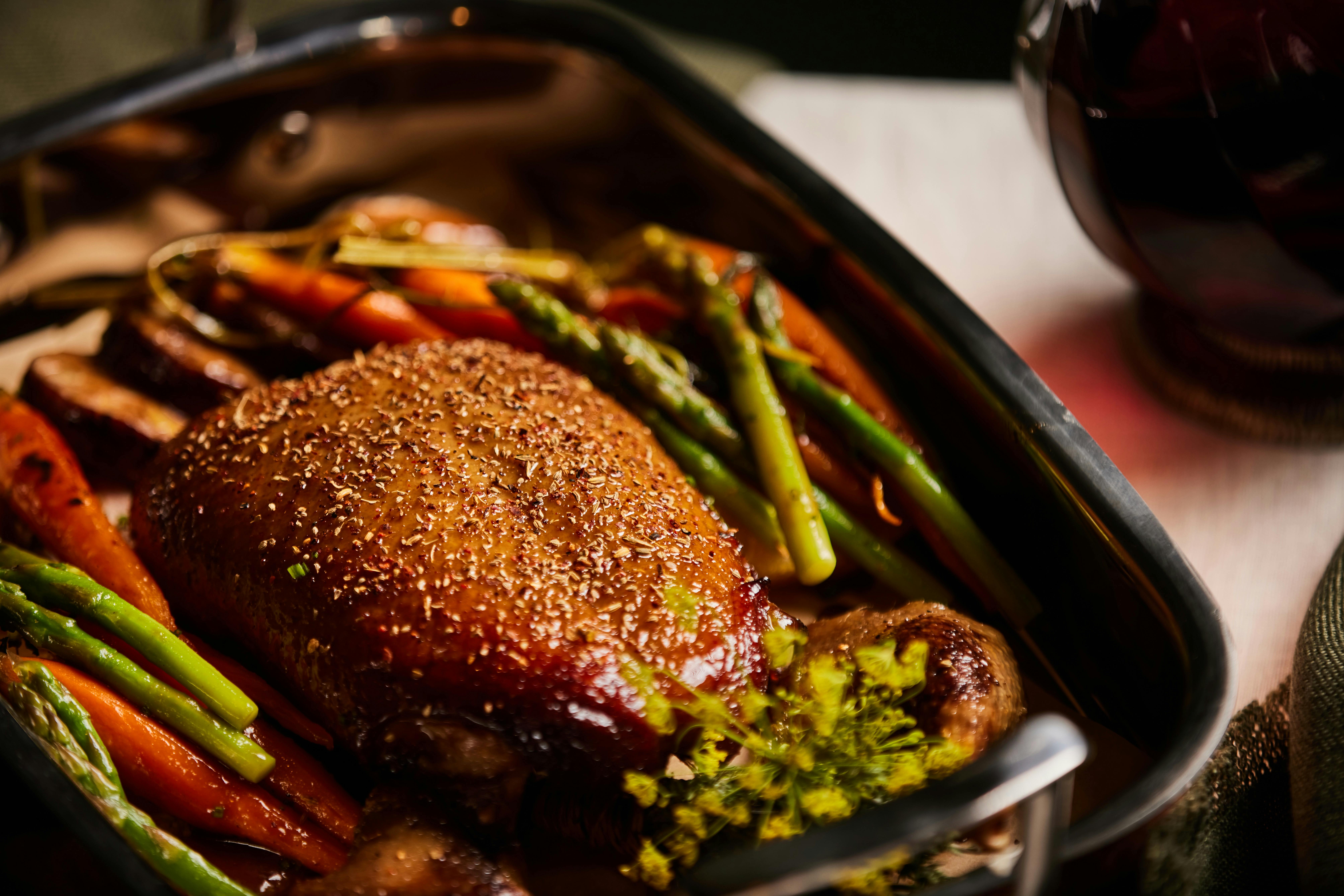 spiced glazed Duck