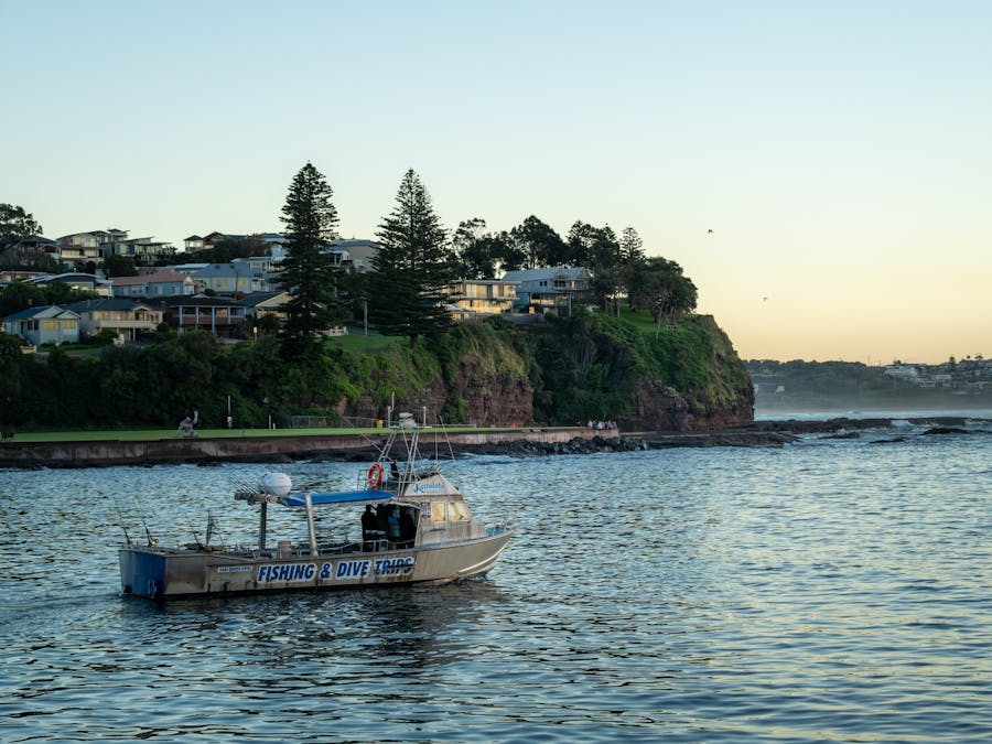 boat travelling through water