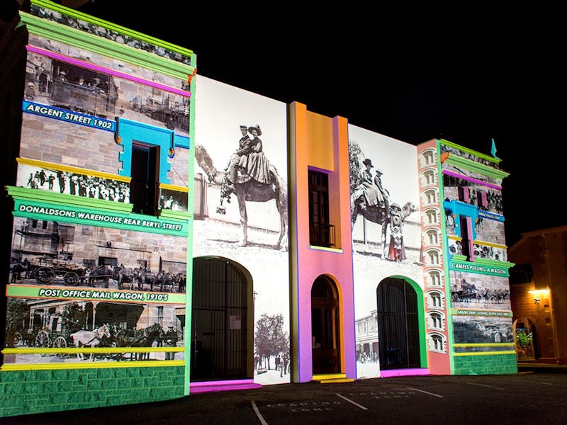 Our Heritage Perfectly Highlighted Architectual Lighting Projection