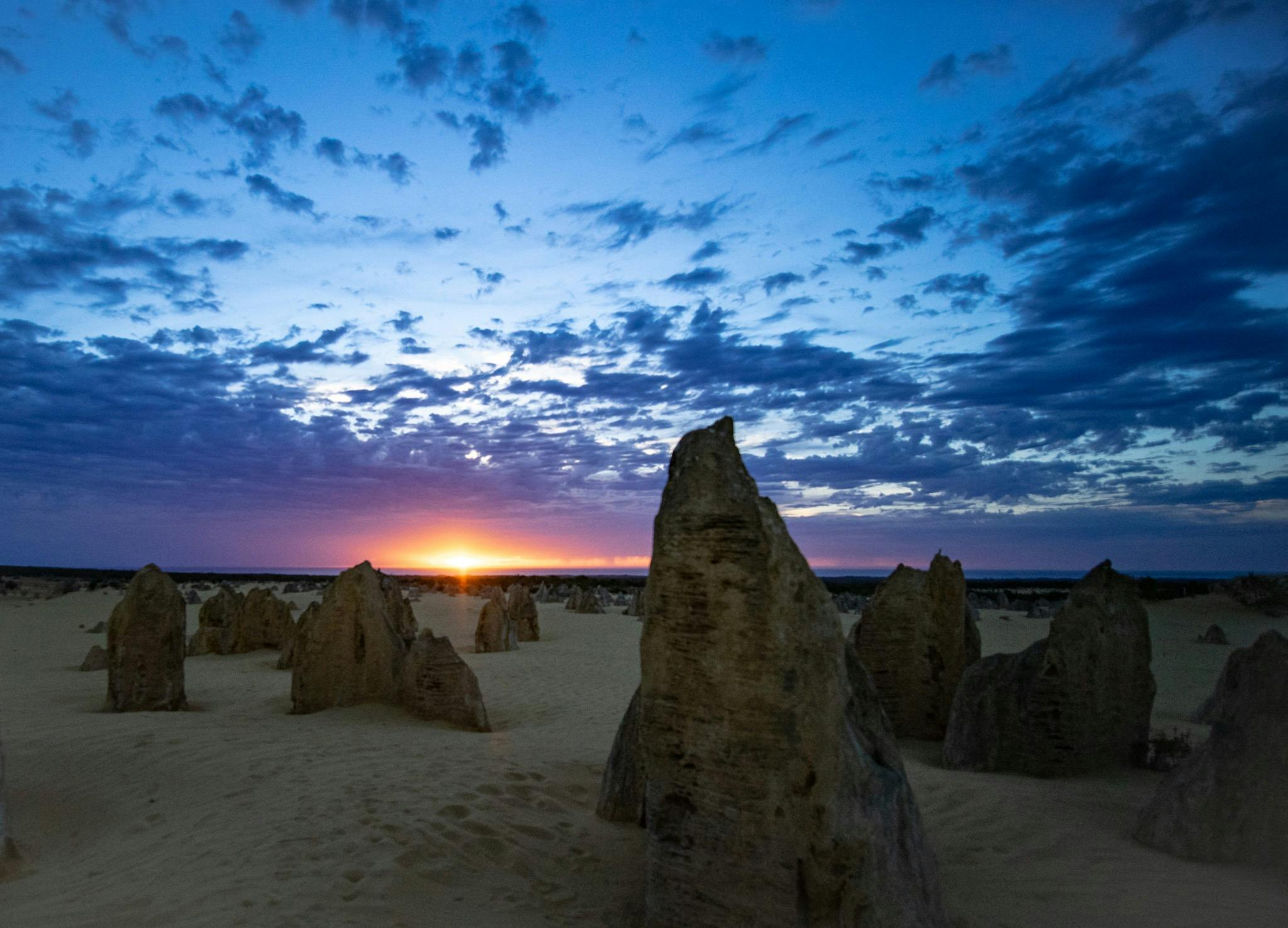 Sunset over the Indian Ocean