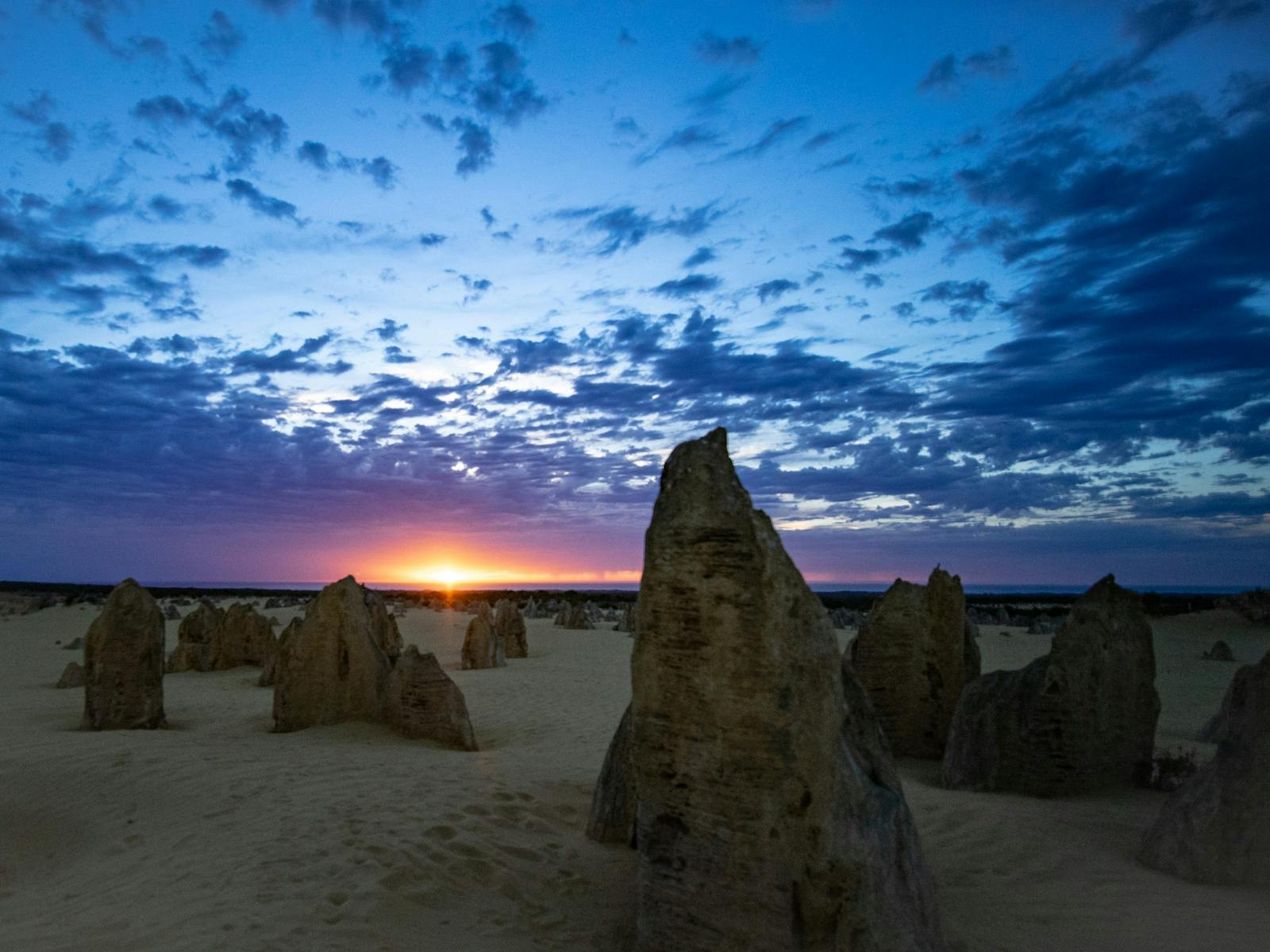 Sunset over the Indian Ocean