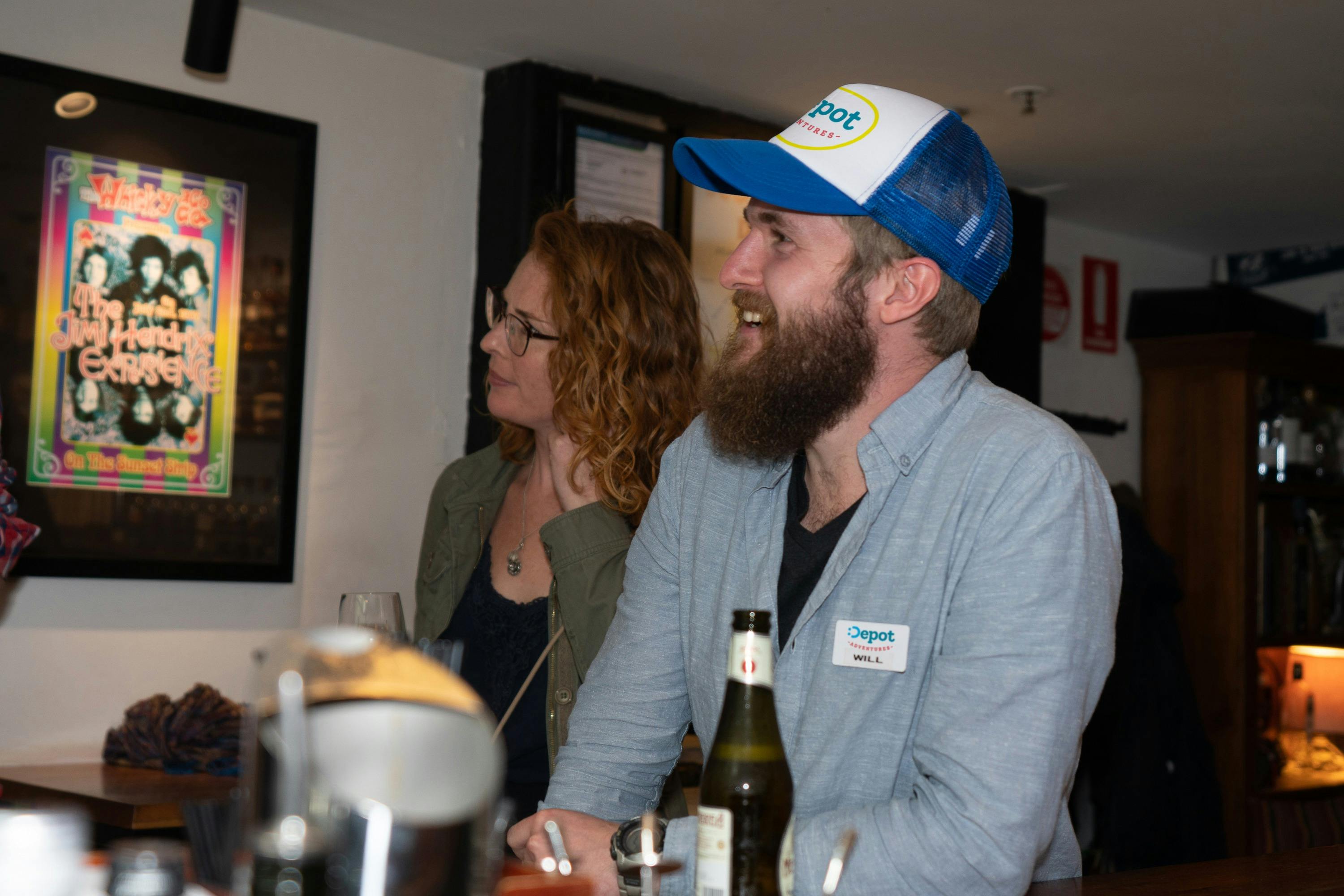 Depot's pub crawl leader Will