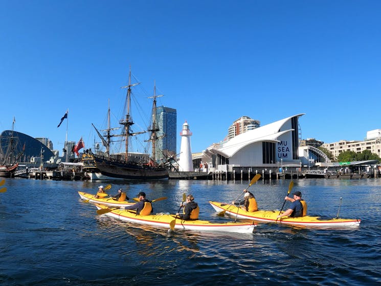Darling Harbour Kayaking Tour at Australian National Maritime Museum