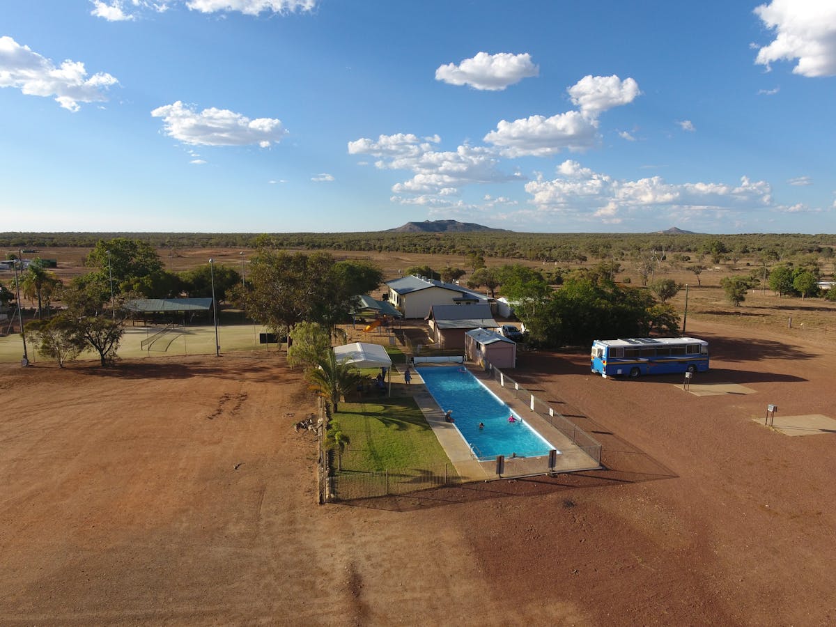 Drone shot of Yaraka