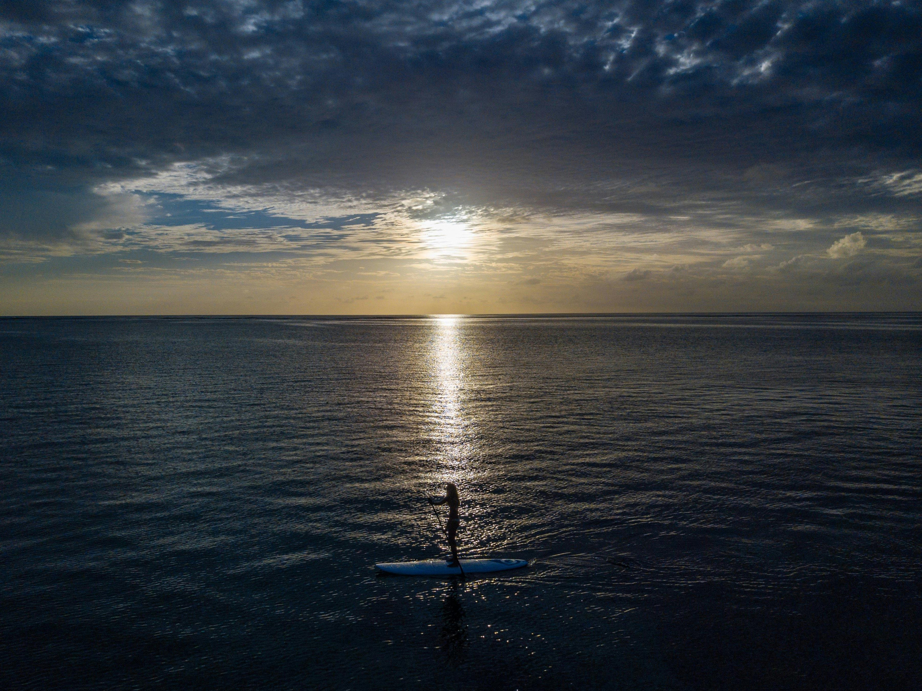 Late Afternoon Stand Up Paddle board