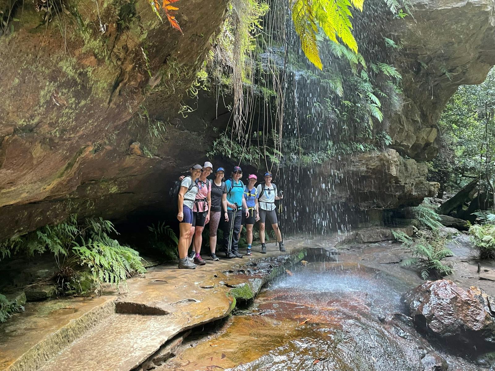 Group in the Grand Canyon Blue Mtns NP