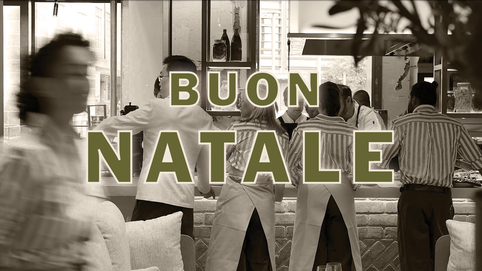 Peppina team preparing for Christmas service