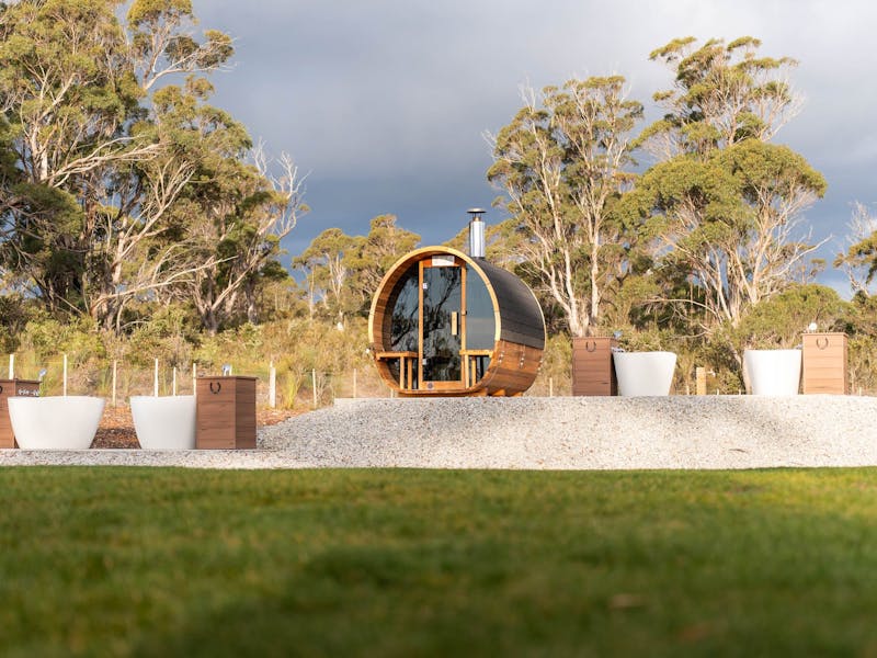 Sauna and outdoor baths