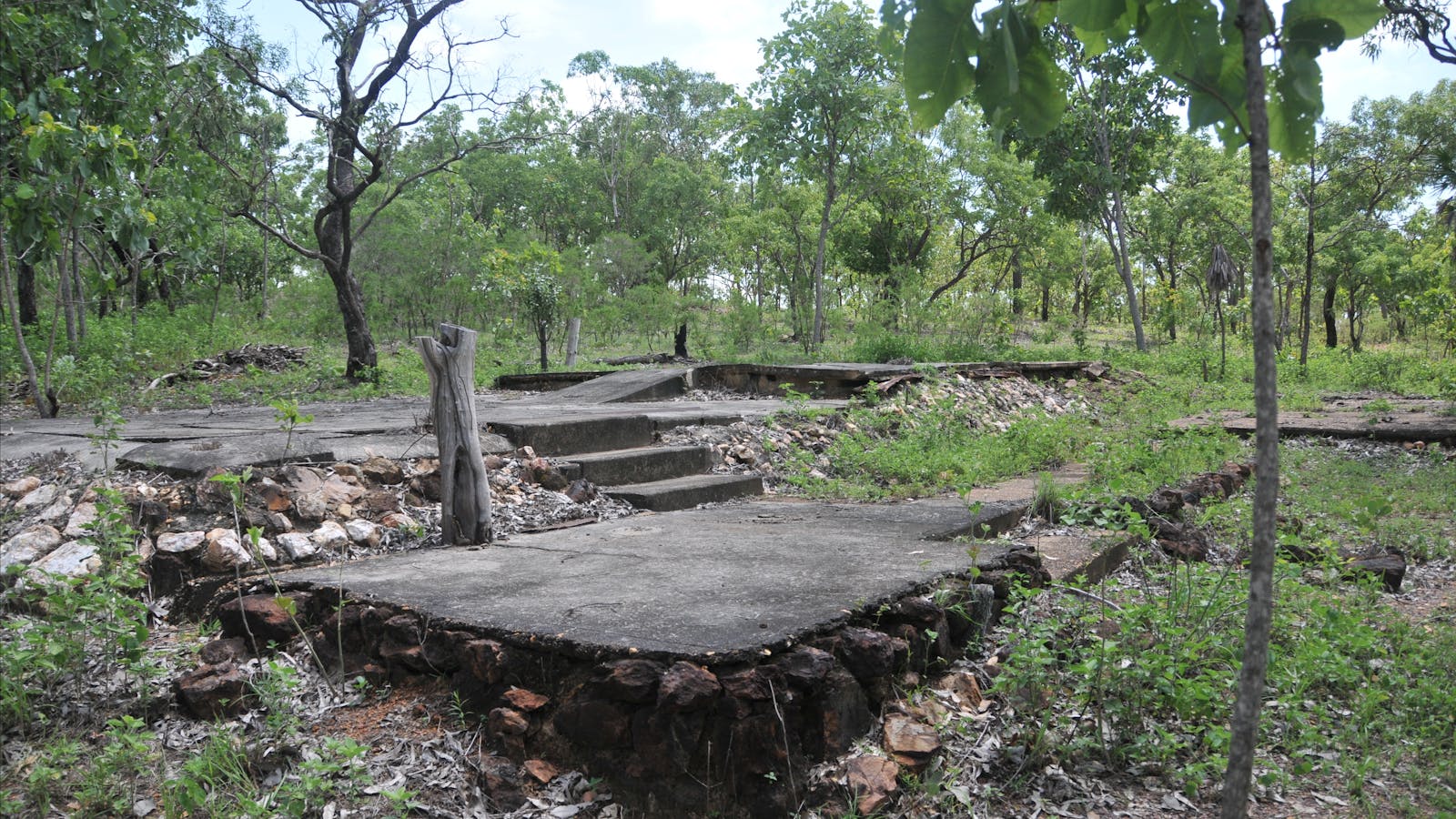 WWII Pell Airstrip Camp A 4RSU Workshop, Adelaide River