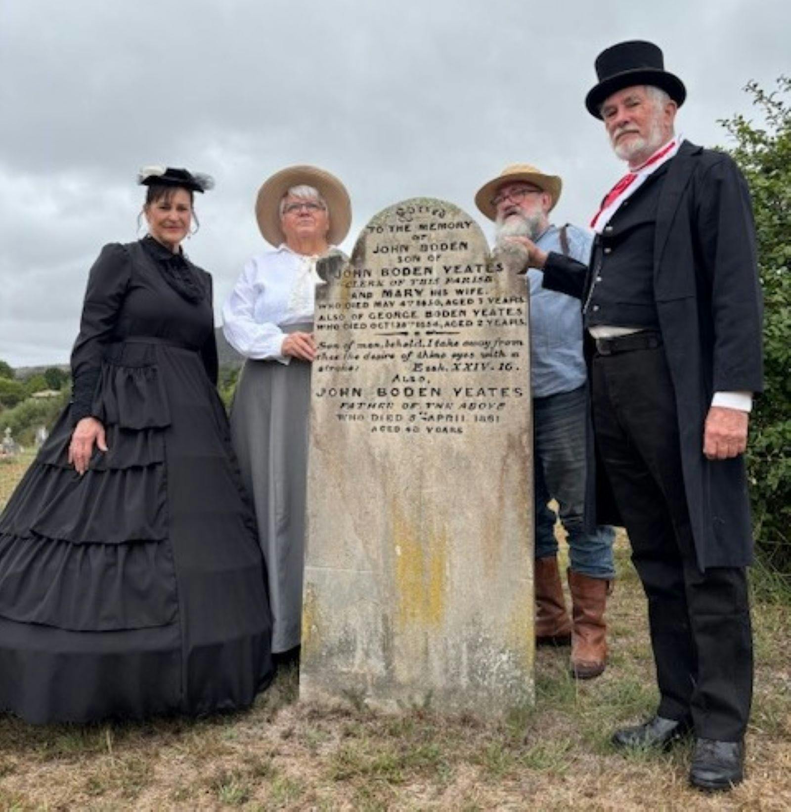 Your guides may be a Victorian widow, an Edwardian hostess, a bushranger, or an undertaker.