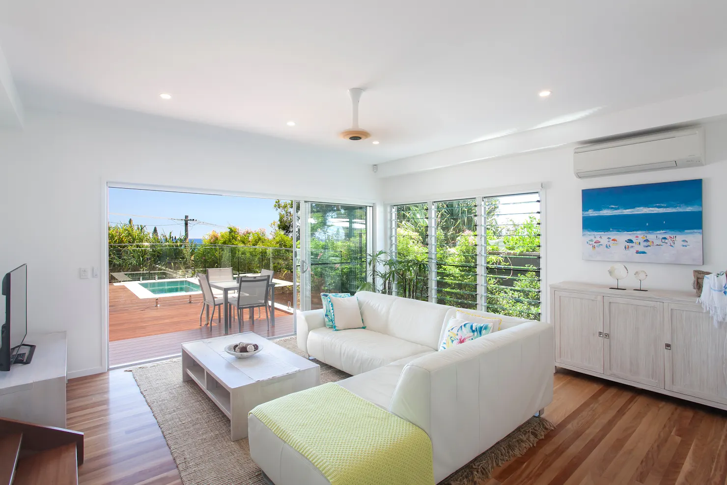 Fantastic ocean views from the upstairs living areas