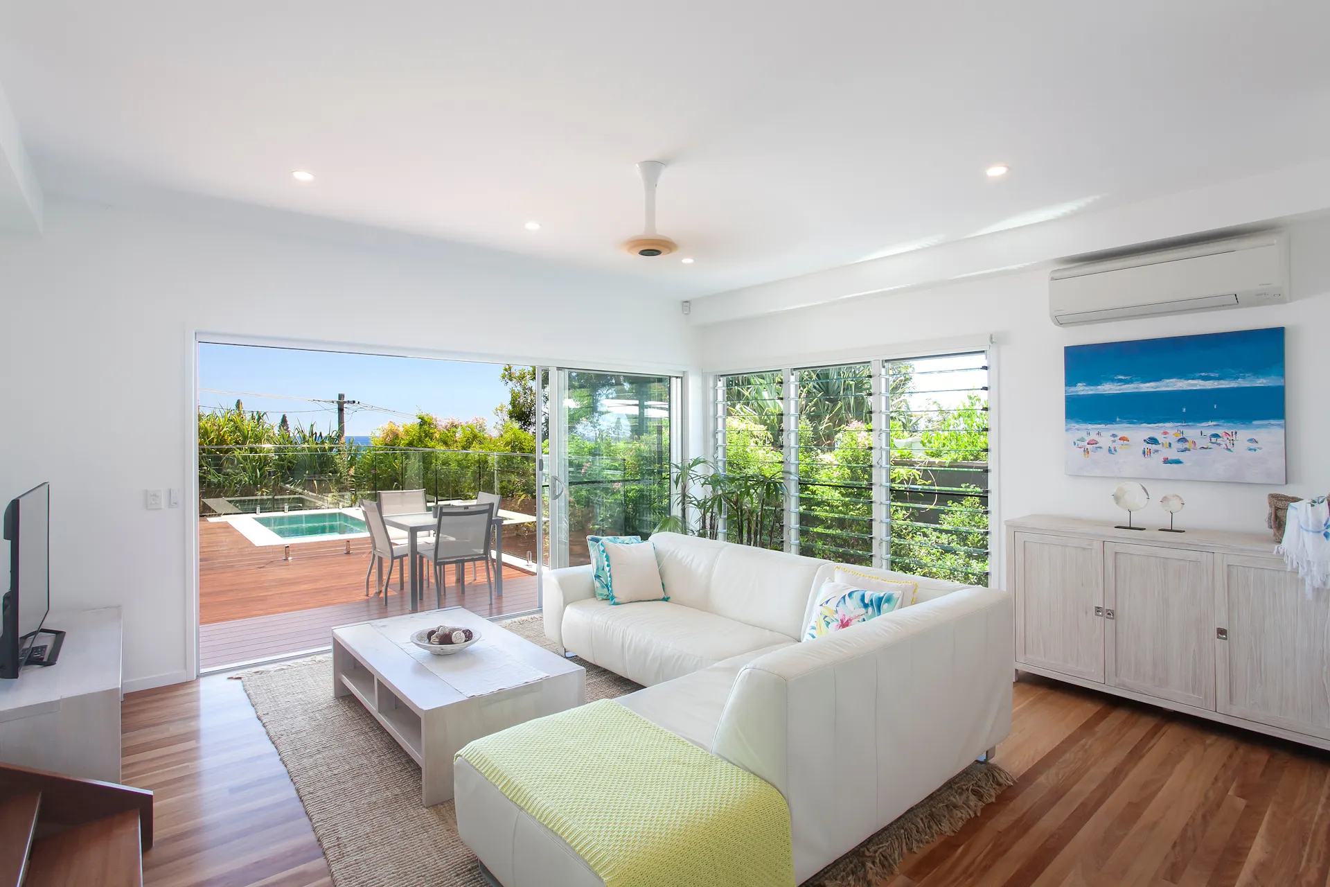 Fantastic ocean views from the upstairs living areas