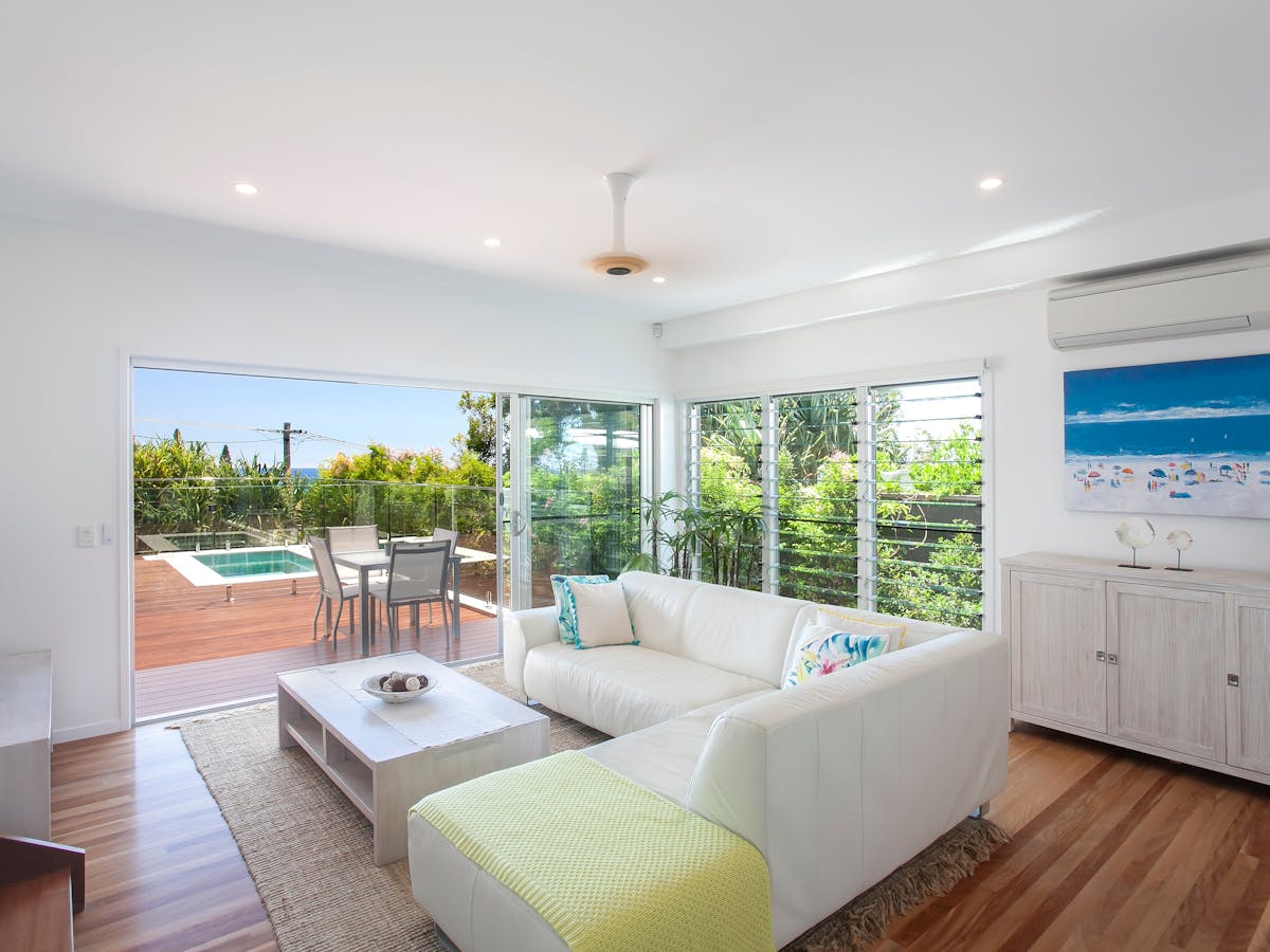 Fantastic ocean views from the upstairs living areas