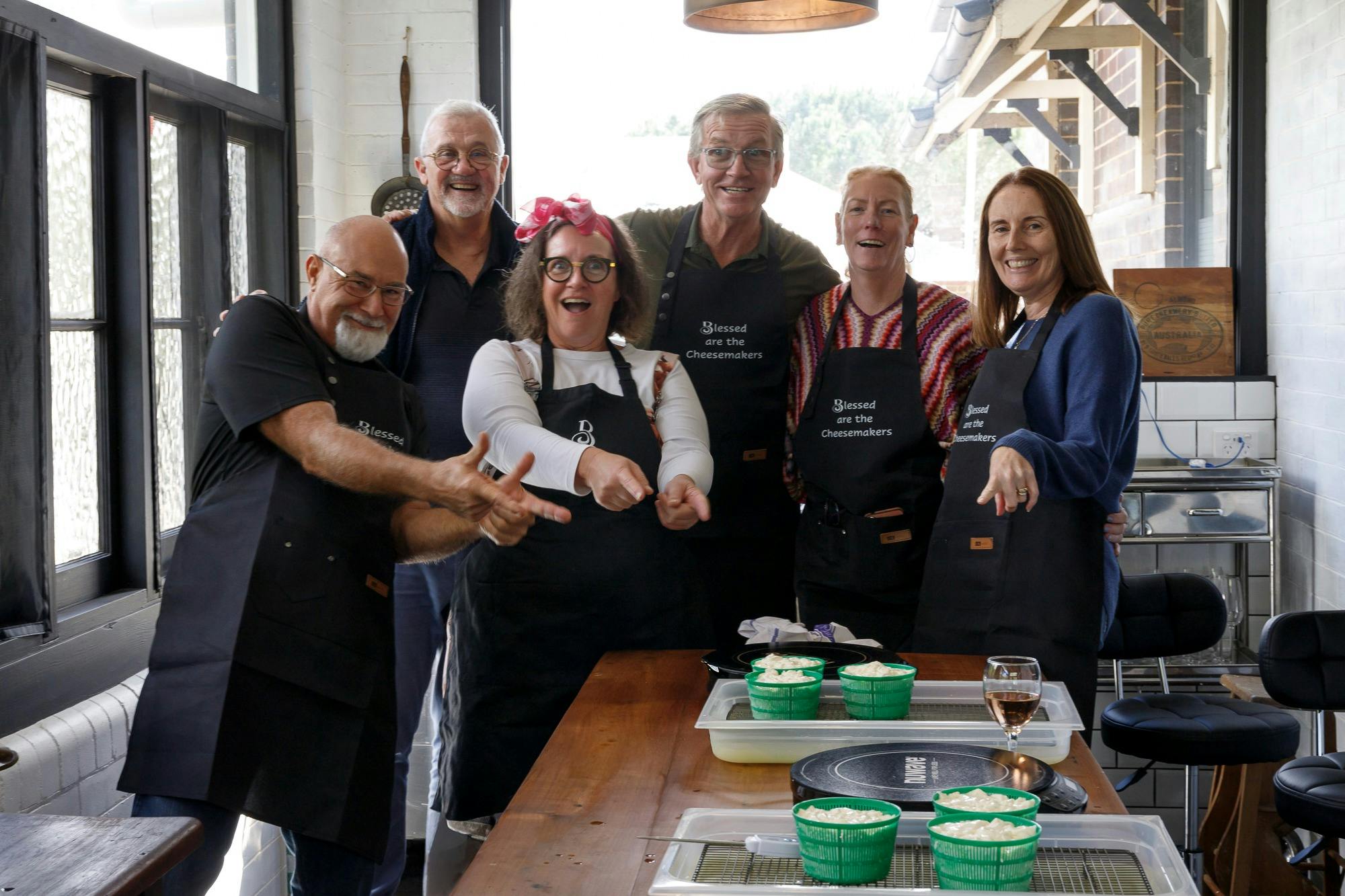 Guests who proudly show off their own cheese