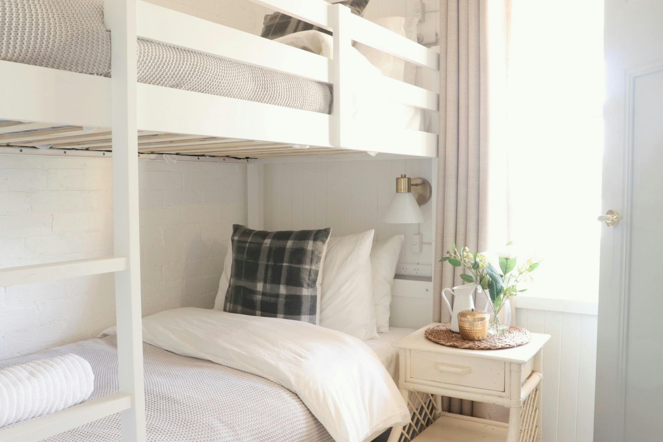 Cozy bunk bed