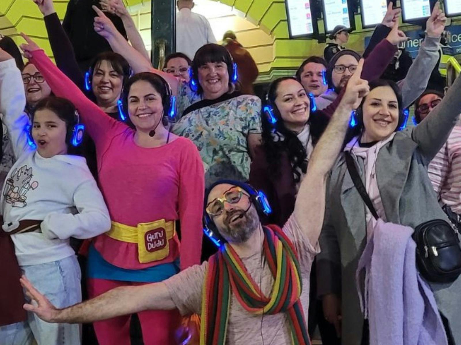 Latin Theme Silent Disco Walking Tour