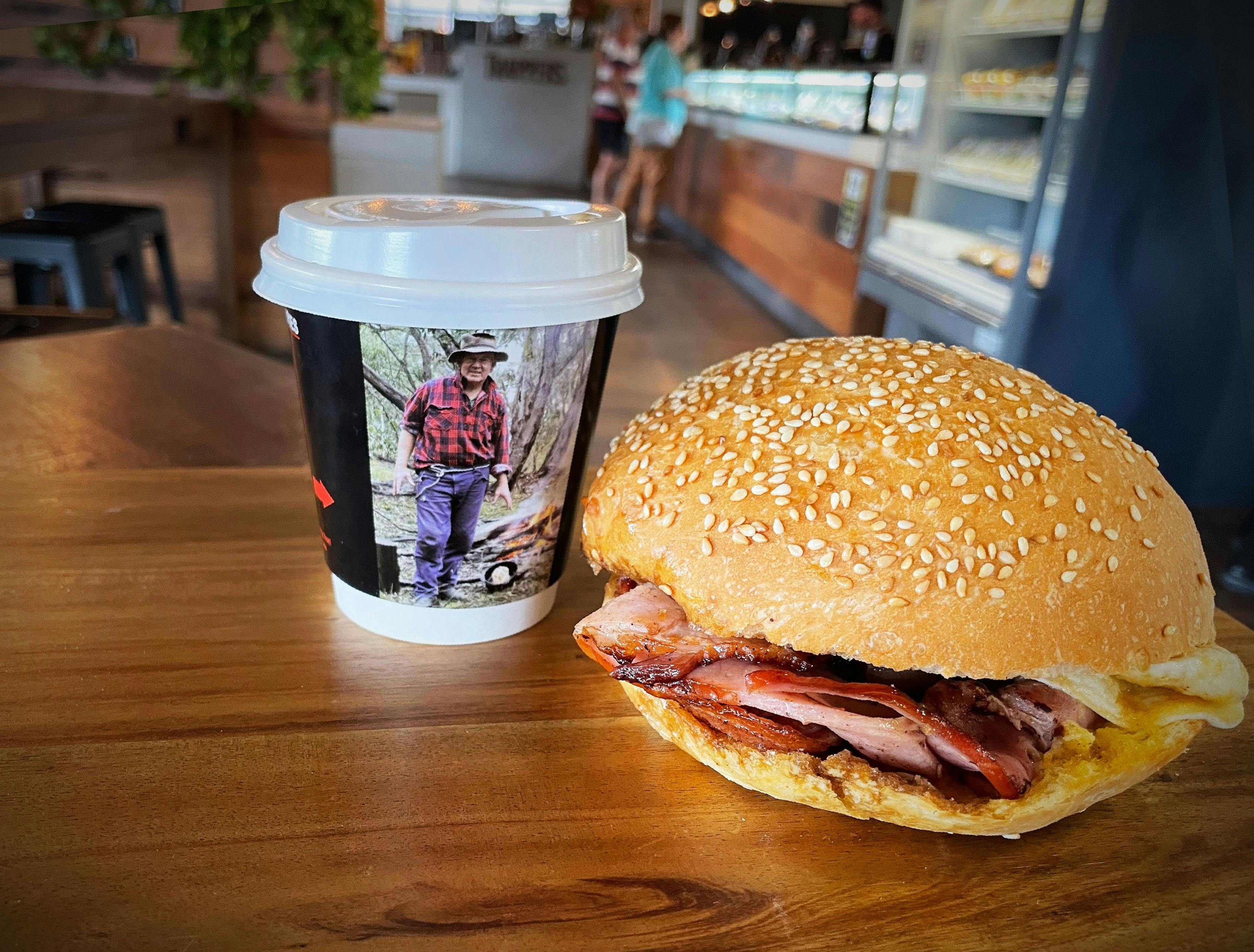 Trappers Bakery Bacon and Egg Roll