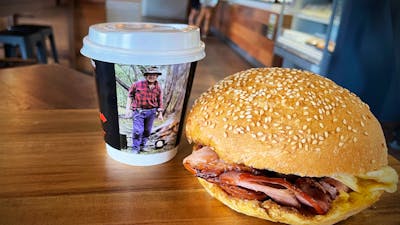 Trappers Bakery Bacon and Egg Roll